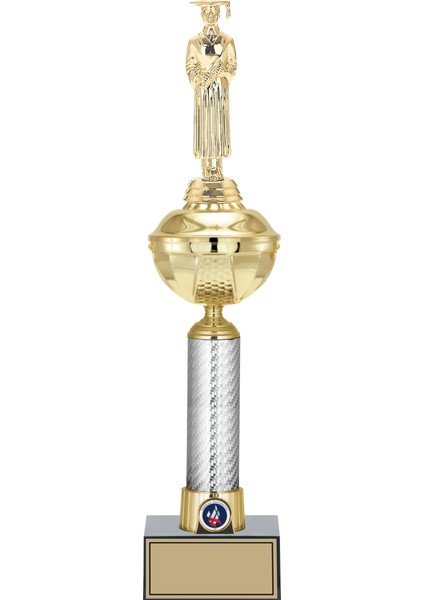 - Figürlü Kupalar - Mezuniyet Erkek Figürlü Kupalar FG-057 A - 46 cm