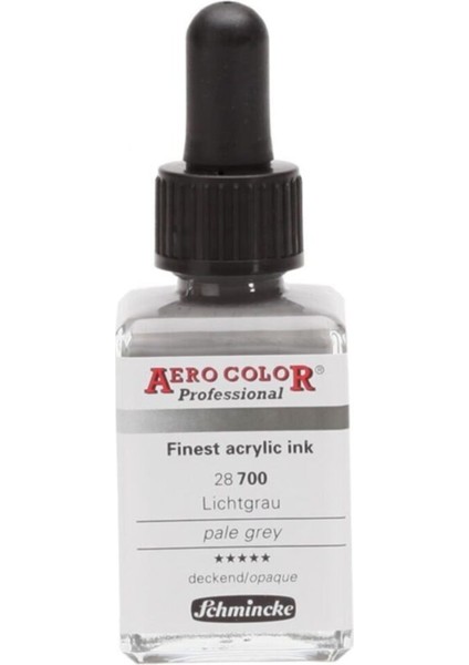 : Aero Color : Akrilik Mürekkep : 28 ml : 700 Pale Grey