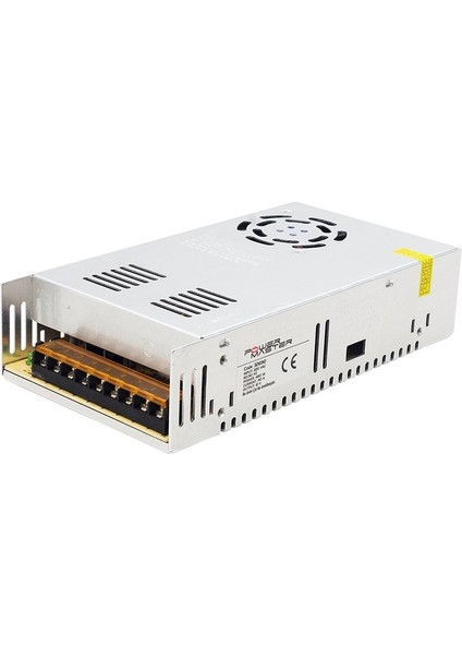 Powermaster PM-32690 12 Volt 40 Amper 480W Çift Fanlı Metal Kasa Adaptör