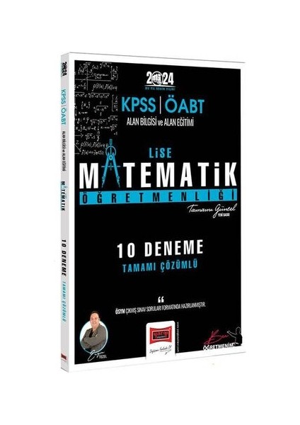 2024 ÖABT Lise Matematik Öğretmenliği 10 Deneme Sınavı