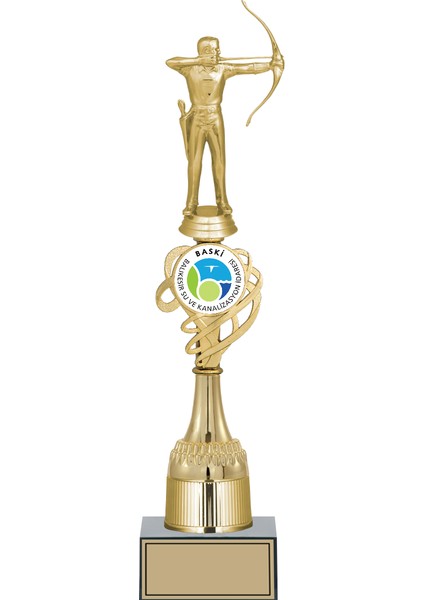 - Figürlü Kupalar - Okçu Figürlü Kupalar FG-033 B - 41 cm