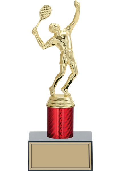 - Figürlü Kupalar - Tenis Erkek Figürlü Kupalar FG-004 C - 22 cm