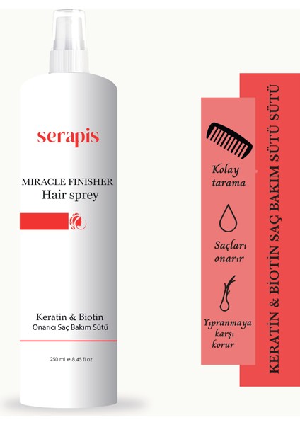 Keratin & Biotin - Onarıcı Saç Bakım Sütü 250 ml
