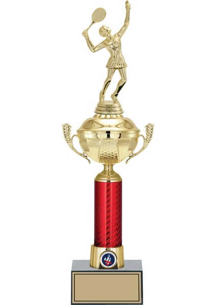 - Figürlü Kupalar - Tenis Kadın Figürlü Kupalar FG-054 B - 45 cm