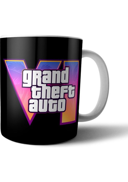 Gta 6 - Grand Theft Auto 6 - Gta Vı Kupa Bardak Model 2