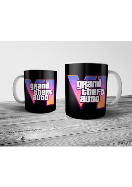 Gta 6 - Grand Theft Auto 6 - Gta Vı Kupa Bardak Model 2