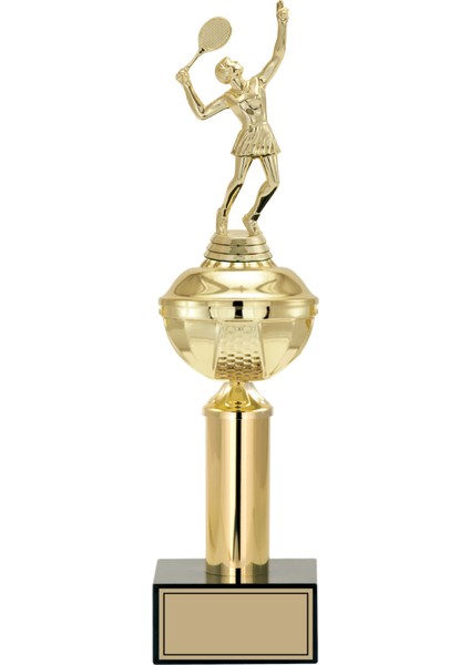 - Figürlü Kupalar - Tenis Kadın Figürlü Kupalar FG-047 C - 40 cm
