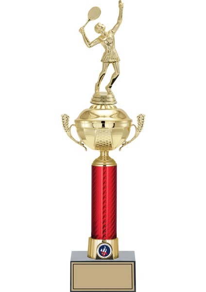 - Figürlü Kupalar - Tenis Kadın Figürlü Kupalar FG-054 A - 47 cm