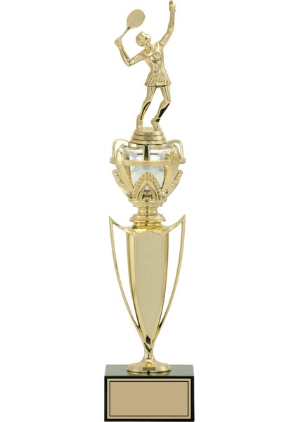 - Figürlü Kupalar - Tenis Kadın Figürlü Kupalar FG-044 A - 44 cm
