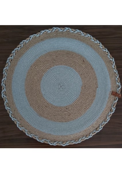 Dekoratif Örtü, Pamuk Hasır Runner, Masa Örtüsü, Mutfak Örtüsü, Sehpa Konsol Örtüsü - 48X48 cm