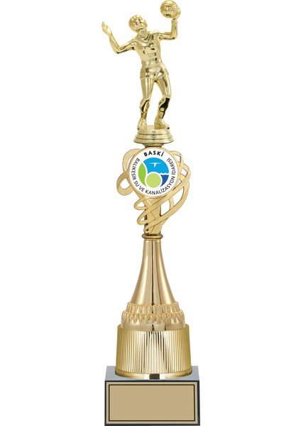 - Figürlü Kupalar - Voleybol Kadın Figürlü Kupalar FG-033 A - 44 cm