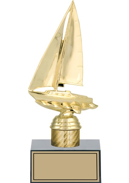 - Figürlü Kupalar - Yelken Figürlü Kupalar FG-001 B - 23 cm