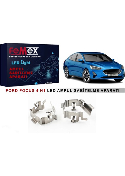 Ford Focus 4 Araçlar Için Uzun Far Tutucu LED Ampul Sabitleme Aparatı