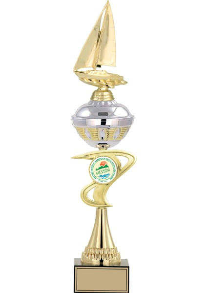 - Figürlü Kupalar - Yelken Figürlü Kupalar FG-065 A - 52 cm