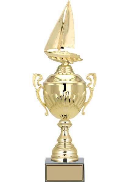 - Figürlü Kupalar - Yelken Figürlü Kupalar FG-089 C - 46 cm
