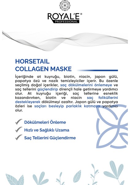 Saç Maskesi - Horsetail Collagen Hair Mask 500ml fırsatları