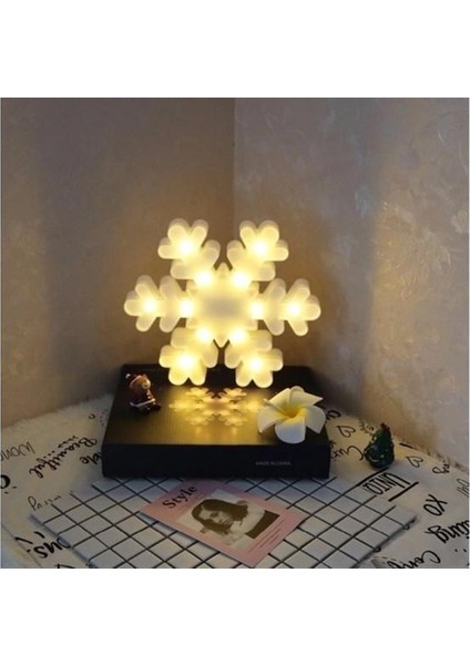Kartanesi Şeklinde LED Işıklı Dekoratif Masa ve Duvar Lambası 24X21X3 cm