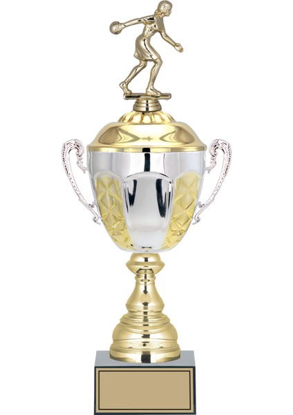 - Figürlü Kupalar - Bowling Kadın Figürlü Kupalar FG-087 C - 43 cm
