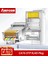 Cat6 3u 30 Adet Ampcom Geçiş Stp RJ45 Konnektörleri, Cat6 CAT5E Korumalı 3/50μ Altın Kaplama 8P8C Modüler Fişler Ethernet Kablosu Için Kıvrım Ucu (Yurt Dışından) 2