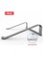 Gri Ayarlanabilir Alüminyum Alaşımlı Katlanır Dizüstü Dizüstü Bilgisayar Standı 11-17 Inç Macbook Pro Lapdesk Için Kaymaz Soğutma Braketi Dizüstü Standı (Yurt Dışından) 1