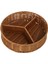 Rattan Sepetleri Yuvarlak Meyve Sepetleri Ör Dekoratif Aperatif Tepsisi Çapı 28 cm (Yurt Dışından) 1