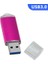 Gül Kırmızı USB 3.0 64GB Usb3.0 Flash Sürücü Metal 8gb 32GB 64GB Yüksek Hızlı Flash Bellek Çubuğu Dönen 16GB 128GB Masaüstü Dizüstü Bilgisayar Için Pendrive Flash Stick (Yurt Dışından) 1