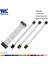 Turuncu 100MM Winkool Dişi - Erkek 18AWG Kollu Psu Uzatma Güç Kablosu / Kablo Kitleri 1x Atx 24P Cpu 8p 2x Pcı-E 8p (Yurt Dışından) 2