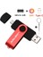 Kırmızı 64 GB Jaster 3 In 1 USB Flash Sürücü Type-C Adaptörleri Hediyeler Kalem Sürücü Otg Memory Stick U Disk Android Smartphone Pc Için 16G 32G 64 GB (Yurt Dışından) 1