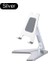 Gümüş P10 Tablet Standı Ayarlanabilir Katlanır Tutucu Alüminyum Alaşımlı Kol Ergonomik 360 Derece Dönebilen 4-13 Inç Tablet ve Telefon Için (Yurt Dışından) 1