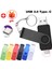 Gümüş 32GB Yeni Özel Logo Otg USB Flash Sürücü Tip C Kalem Sürücü 128GB 64GB 32GB 16GB 8gb 4gb USB Stick 2.0 Pendrive Tip-C Cihaz Için (Yurt Dışından) 2