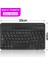 10 Siyah Ispanyolca Mini Bluetooth Klavye Kablosuz Rusça Klavye Tablet Ispanyolca Şarj Edilebilir Klavye Tablet ipad Cep Telefonu Dizüstü Bilgisayar (Yurt Dışından) 1