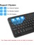 10 Siyah Ispanyolca Mini Bluetooth Klavye Kablosuz Rusça Klavye Tablet Ispanyolca Şarj Edilebilir Klavye Tablet ipad Cep Telefonu Dizüstü Bilgisayar (Yurt Dışından) 3