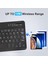 10 Siyah Ispanyolca Mini Bluetooth Klavye Kablosuz Rusça Klavye Tablet Ispanyolca Şarj Edilebilir Klavye Tablet ipad Cep Telefonu Dizüstü Bilgisayar (Yurt Dışından) 4