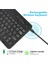 10 Siyah Ispanyolca Mini Bluetooth Klavye Kablosuz Rusça Klavye Tablet Ispanyolca Şarj Edilebilir Klavye Tablet ipad Cep Telefonu Dizüstü Bilgisayar (Yurt Dışından) 5