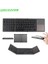 Koyu Gri Yeni Katlanır Bluetooth Klavye Ios Android Windows Ipad Tablet Macbook Mobil Akıllı Telefon Için Kablosuz Katlanabilir Dokunmatik Tuş Takımı (Yurt Dışından) 2
