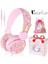 Pembe Ambalaj ile Karikatür Unicorn Kablolu Kulaklıklar Çocuk Hediye Kulaklık Müzik Stereo Kulaklık Çocuk Modu Işitme Koruma Kulaklık Telefon Laptop Için (Yurt Dışından) 3