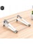 Gümüş 3'ü 1 Arada Çok Fonksiyonlu Dizüstü Bilgisayar Standı Tek Parça Braket Ergonomik Tasarım Taşınabilir Alüminyum Dizüstü Macbook Tablet Desteği Için Standlar (Yurt Dışından) 1