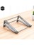 Gümüş 3'ü 1 Arada Çok Fonksiyonlu Dizüstü Bilgisayar Standı Tek Parça Braket Ergonomik Tasarım Taşınabilir Alüminyum Dizüstü Macbook Tablet Desteği Için Standlar (Yurt Dışından) 4