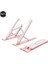 Pembe Taşınabilir Katlanabilir Dizüstü Bilgisayar Standı Kaymaz Ayarlanabilir Masaüstü Dizüstü Bilgisayar Tutucu Dizüstü Bilgisayar Macbook Pro Air iPad Pro Için Dizüstü Standları (Yurt Dışından) 1