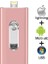 Pembe 128GB Metal USB Flash Sürücü 128GB Otg Kalem Sürücü 32GB 64GB USB 3.0 Flash Disk iPhone 11 Pro/xr/xs Max USB Bellek Çubuğu 256GB (Yurt Dışından) 1
