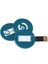 256 M 10 Adet/grup Mini Yuvarlak Kart USB Flash Sürücü 2 GB 4 GB 8 GB 16 GB 32 GB USB Kartı Flash Sürücü Özelleştirmek Baskı Renkli Logo Hediye Için (Yurt Dışından) 4