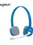 Mavi Logitech H150 Kablolu Kulaklık Stereo Kulak Içi Kulaklık Mikrofonlu Çift 3.5mm Kulaklık Dizüstü Pc Gamer Için (Yurt Dışından) 1