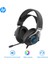 Hp 360G Kablolu Oyun Kulaklığı H360G 7.1 Sanal Surround Usb2.0 Oyun Mikrofonlu Kulaklık LED Işık 50MM Hoparlör Pc Dizüstü Bilgisayar Için (Yurt Dışından) 2