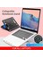 Pembe Dizüstü Bilgisayar Standı Tutucu Dizüstü Bilgisayar Standı Alüminyum Destek Taşınabilir Lap Top Taban Katlanabilir Braket Bilgisayar Pc MacBook Pro (Yurt Dışından) 3
