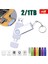 Resim Olarak Tip C USB Flash Sürücü Otg Kalem Sürücü USB Sopa 2'si 1 Arada Yüksek Hızlı Pendrive Harici Depolama Memory Stick Hediye Anahtarlık 1 Tb / 2 Tb (Yurt Dışından) 2
