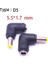 D5 90 Derece Sağ Açı Dc Konektörü 5.5 mm x 2.1 mm Dişi Güç Kaynağı Adaptörü Evrensel Fiş Jakı Dc Dizüstü Bilgisayar Şarj Cihazı (Yurt Dışından) 1