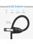 Siyah 1m Ugreen Usb'den Dc 3.5mm Güç Kablosuna USB A Erkek - 3.5 Jak Konnektörü 5V Güç Kaynağı Şarj Adaptörü Hub Için USB Fan Güç Kablosu (Yurt Dışından) 5