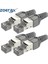 Cat7 10PCS Zoerax RJ45 Cat8 Cat7 CAT6A Konektörü Aletsiz, Aletsiz RJ45 Sonlandırma Fişi Ethernet Kabloları Için Yeniden Kullanılabilir Korumalı 10GBPS Poe (Yurt Dışından) 2