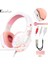 Beyaz Pembe Pc Dizüstü Qearfun Yeni Pembe Kulaklıklar Pc Kızlar Için Oyun Kulaklığı Mikrofon Gamer Için Ps4 Windows Xp/7/8/10 Dizüstü Bilgisayar Telefon (Yurt Dışından) 1