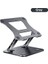 Gri Dizüstü Bilgisayar Standı Ayarlanabilir Alüminyum Alaşımlı Dizüstü Tablet Standı 17 Inç'e Kadar Dizüstü Bilgisayar Taşınabilir Katlama Tutucu Soğutma Braketi Desteği (Yurt Dışından) 1